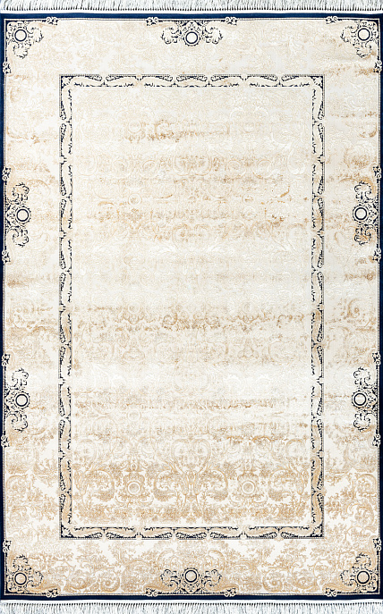 Турецкий ковер из эвкалиптового шёлка и акрила «SEMERKANT» 1773-COK-MAV