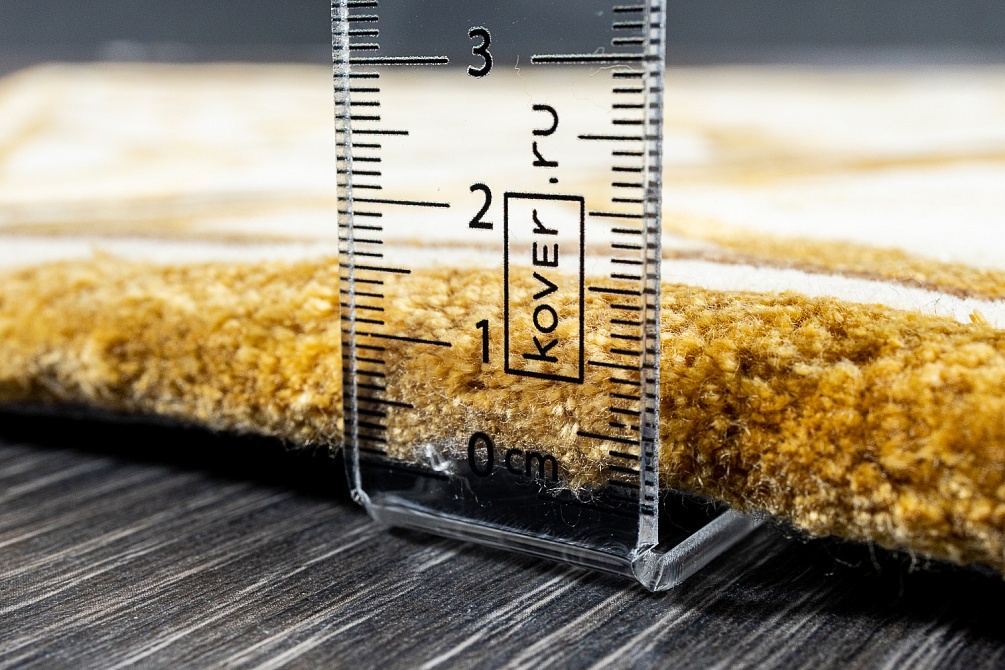 Индийский ковер из шерсти и арт-шёлка «Art de Vivre by DETALI» design Victoria Mikhno «INTRICATE BEIGE»