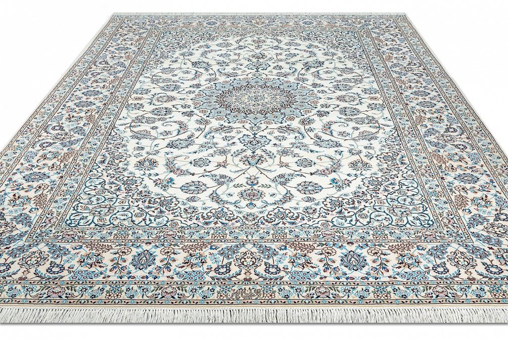 Иранский ковер из шерсти и шёлка «NAIN 6LA» 21-002