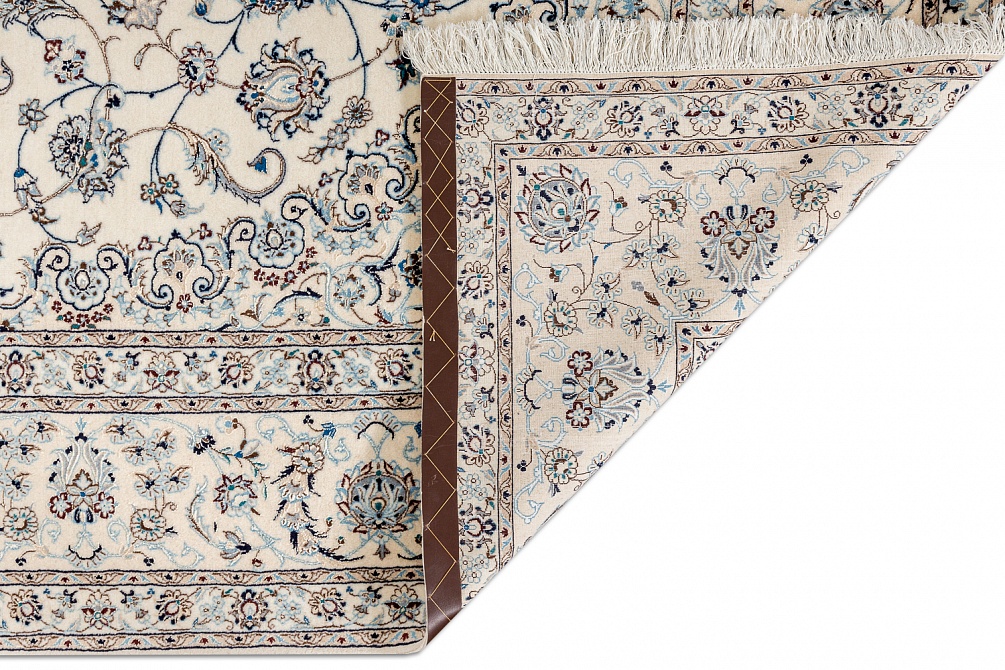 Иранский ковер из шерсти и шёлка «NAIN 6LA» 10-440-IR