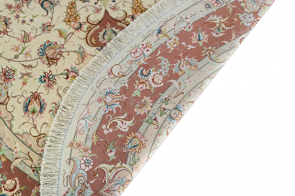 Иранский ковер из шерсти и шёлка «TABRIZ IR» 11-470-IR(Oval) 4