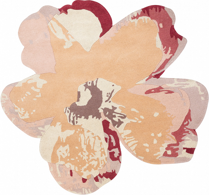 Индийский ковер из шерсти «TED BAKER» Shaped Magnolia Light Pink 162302(Round)