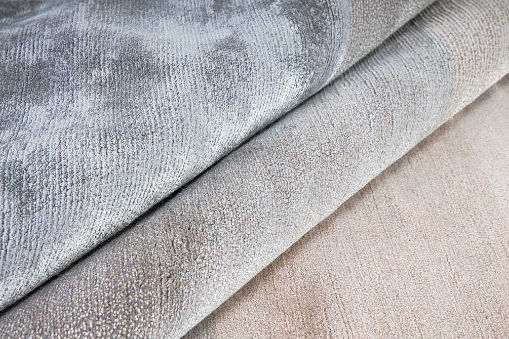Индийский ковер из арт-шёлка «BAUHAUS» DESIGN №01-1-GREY-BEIGE 4