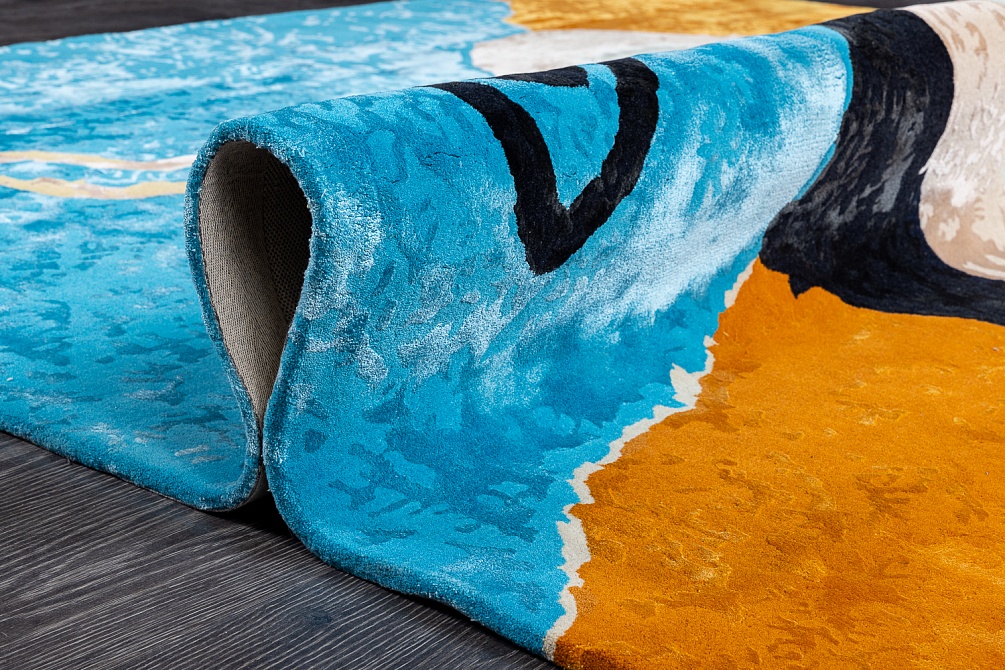 Индийский ковер из шерсти, арт-шёлка и хлопка «Art de Vivre by DETALI» design Irina Popova «ПРО СОН»