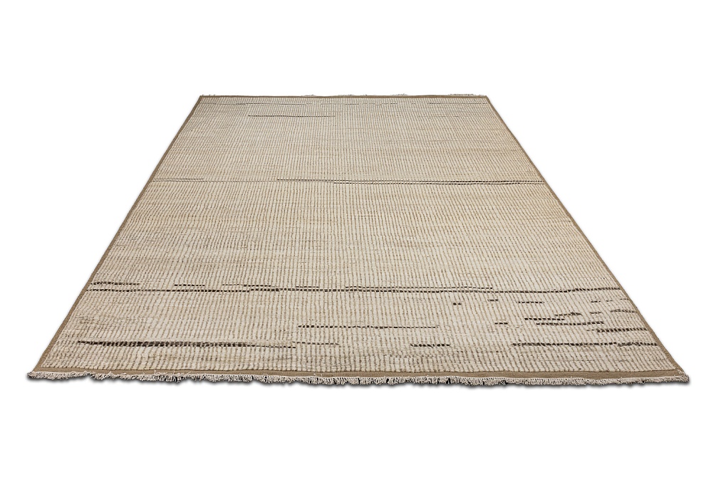 Индийский ковер из шерсти и хлопка «SORRENTO» RE1339-N.WHITE-CLAY 2