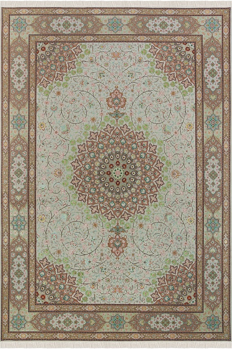 Иранский ковер из шерсти и шёлка «TABRIZ IR» 10-376-IR 1