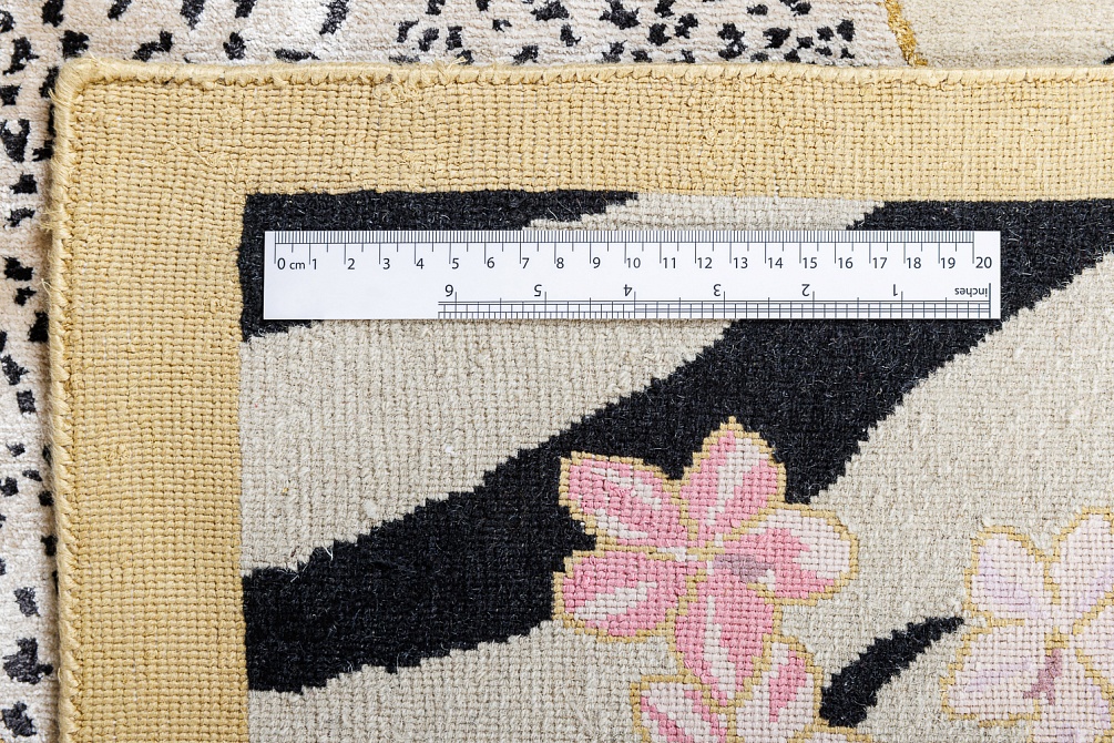 Непальский ковер из шерсти и шёлка «CHINESE ART DECO» CA-4