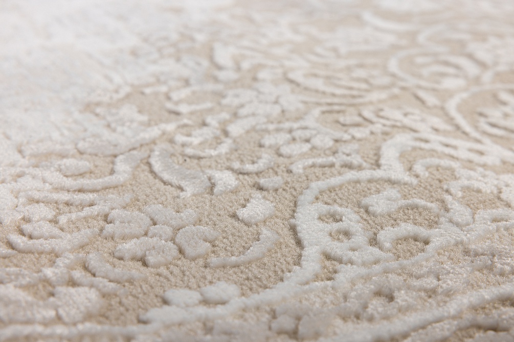 Турецкий ковер из полипропилена и полиэстера «PORTFOLIO» 05418A-CRE-BGE