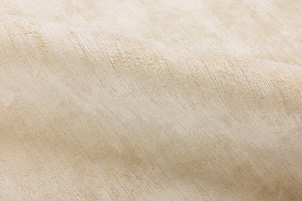 Индийский ковер из шёлка «BLANC DE BLANCS» PLAIN-WHITE