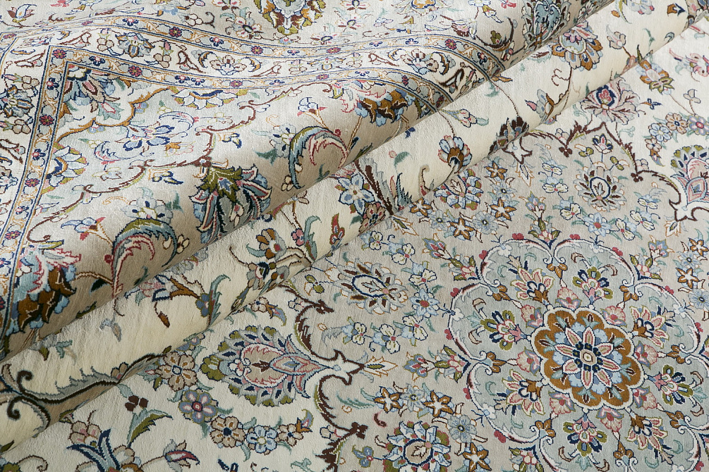 Иранский ковёр из шёлка «QOM» 9-527-Padideh-IR
