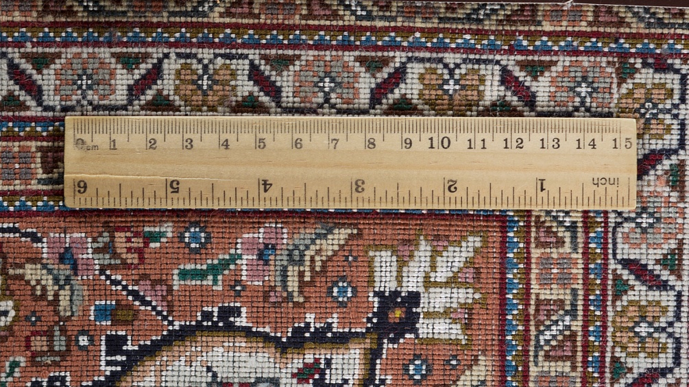 Иранский ковер из шерсти и шёлка «TABRIZ MAHI» 13-37-IR 6