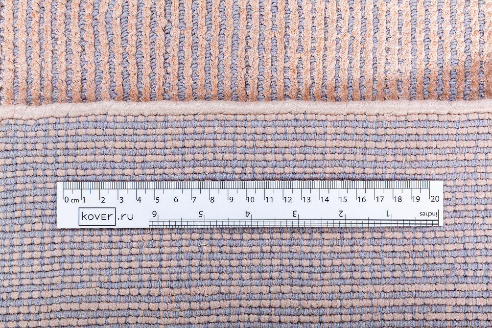 Индийский ковёр из арт-шёлка и шерсти «MURUGAN» PLAIN-J046-BS08