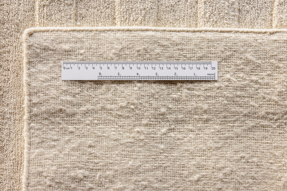 Индийский ковер из альпаки «BLANC DE BLANCS» STRIPES-IVORY