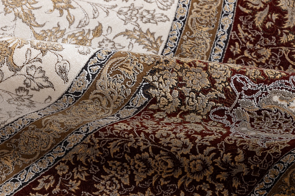 Иранский ковер из шёлка, бамбукового шёлка и акрила «NARSIS» 8310(Round) 4