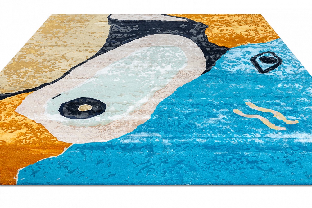 Индийский ковер из шерсти, арт-шёлка и хлопка «Art de Vivre by DETALI» design Irina Popova «ПРО СОН»