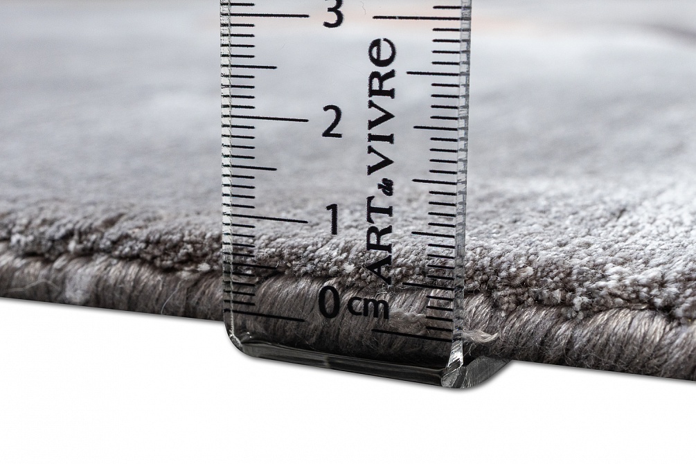 Индийский ковер из шерсти, шёлка и эвкалиптового шёлка «TECTONIC» D2-C5