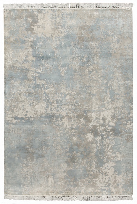 Индийский ковер из арт-шёлка «MIST» 2017011-LBLU