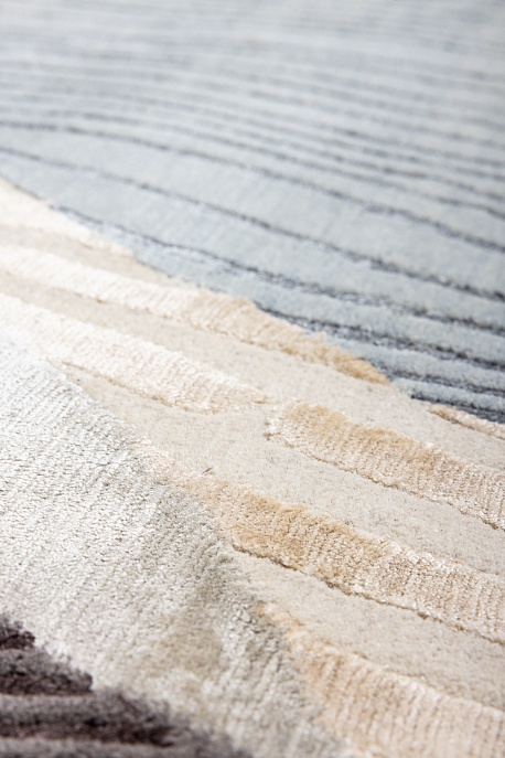 Непальский ковер из эвкалиптового шёлка и шерсти «KUMO» CLOUD-01 6