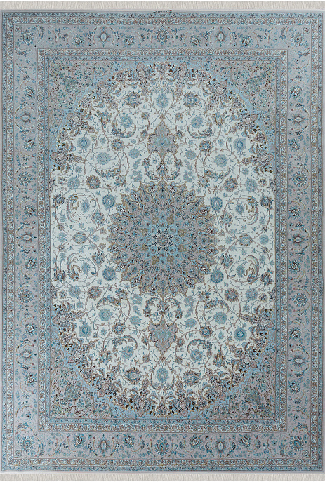 Иранский ковер из шерсти и шёлка «ISFAHAN IR» 15-28A-KARAMI