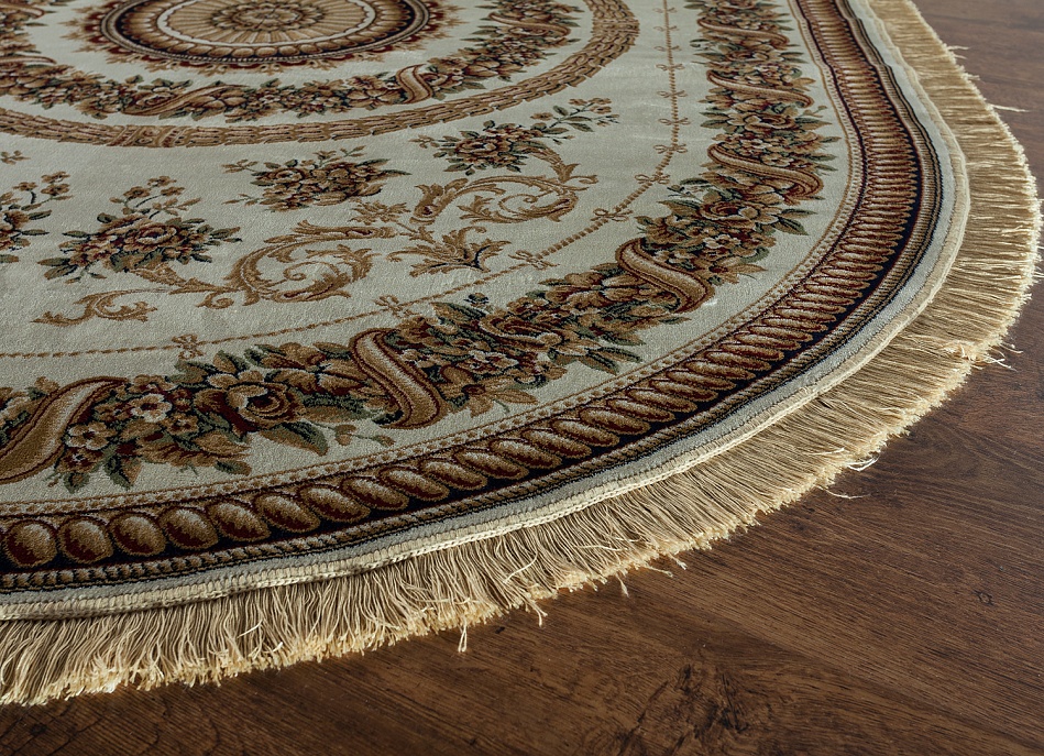 Бельгийский ковер из вискозы «BRILLIANCE» V258-IVR(Oval)