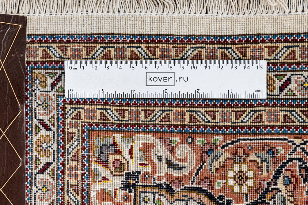 Иранский ковёр из шерсти и шёлка «TABRIZ MAHI» 13-179-IR