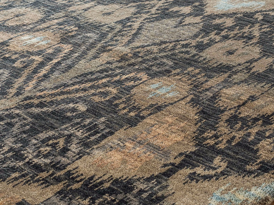 Индийский ковер из шерсти «IKAT K» IKAT29-CHAR