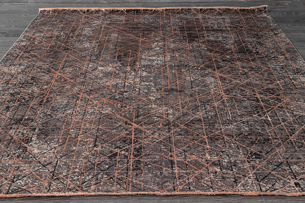 Турецкий ковёр из эвкалиптового шёлка и шёлка «SALVATORE AQUARELLE» 3802-ARAGON