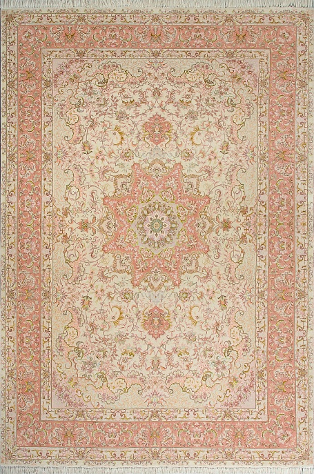 Иранский ковер из шерсти и шёлка «TABRIZ SHIRFAR» 801-4031-IR 1