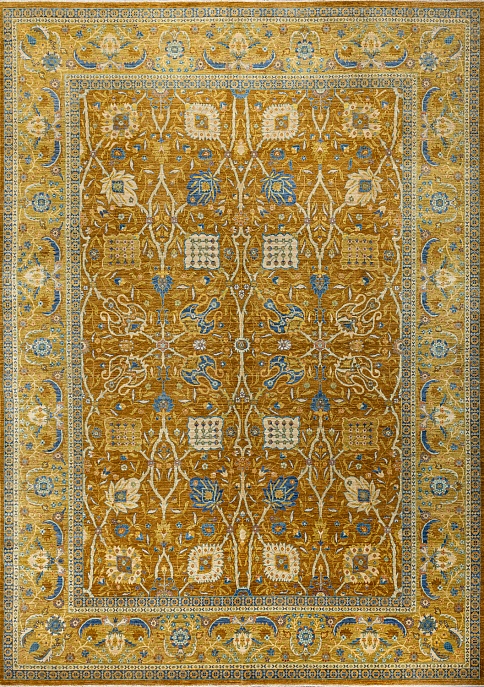Пакистанский ковер из шерсти «SHAHI FINE» GRN-GRN(278x392)