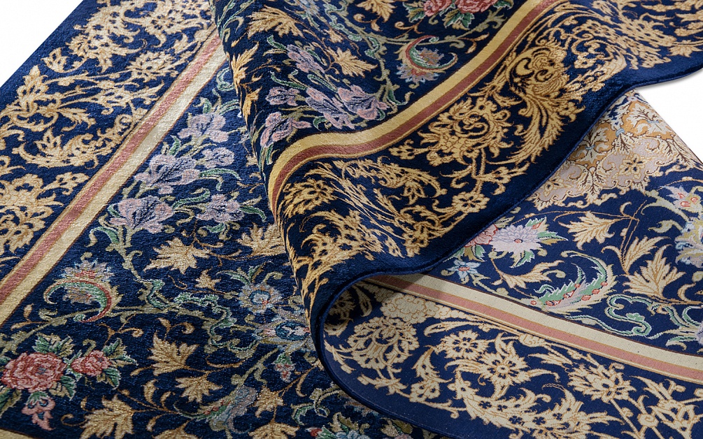 Иранский ковер из шёлка «QOM» 12-452/S-IR