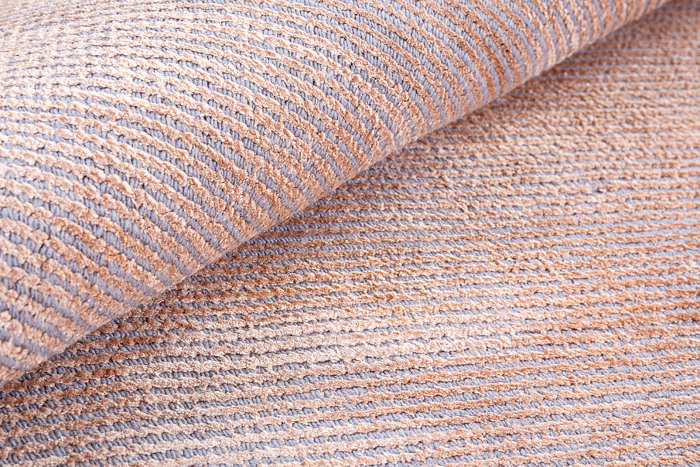 Индийский ковёр из арт-шёлка и шерсти «MURUGAN» PLAIN-J046-BS08