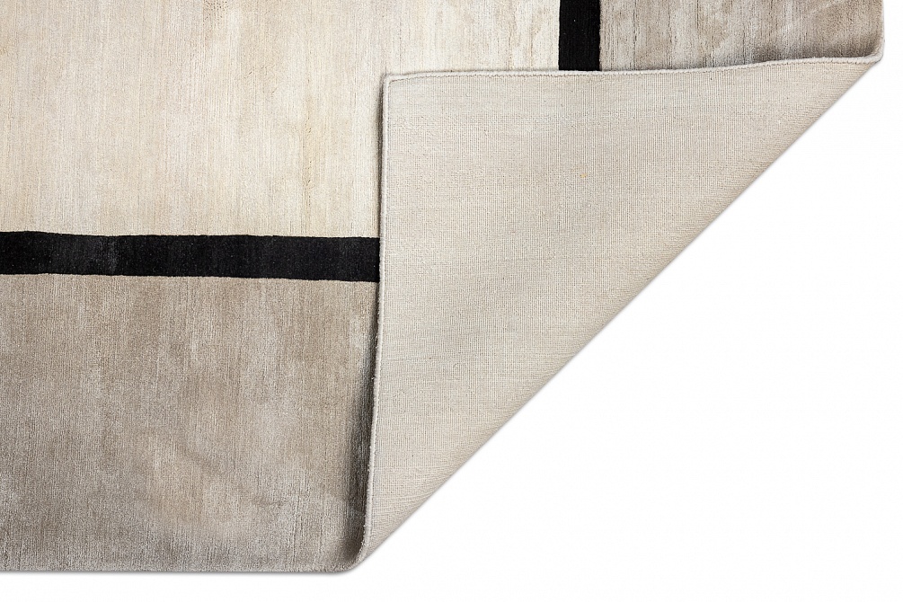 Индийский ковер из шёлка «SILK BORDER» V9-MLT