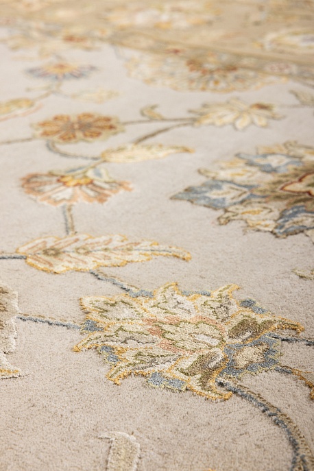 Индийский ковер из шерсти, шёлка и хлопка «AURORA 14/14» QNQ03-MIVR-LTAN 6