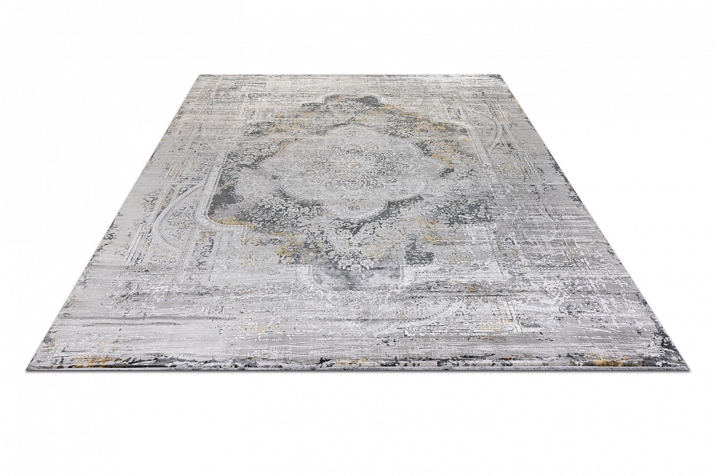 Турецкий ковер из эвкалиптового шёлка и акрила «VERSAİLLES PALACE» 5995A-LGRY-ANT 2