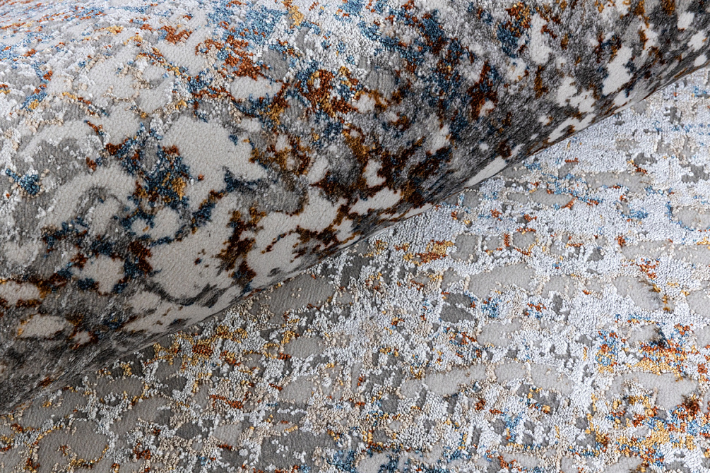 Турецкий ковёр из полиэстера «CHARLESTON» S630A-LGRAY