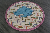 Индийский ковер из хлопка «HAPPY DAY» GPQ-0E-MLT(Round) 3