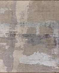 Турецкий ковер из хлопка, вискозы и полиэстера «MARQUISE Collection» LUSH BLUE- BEIGE-CHARCOAL 1