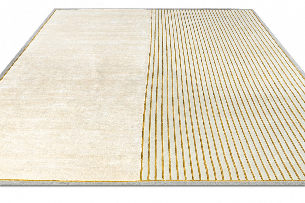 Индийский ковер из арт-шёлка и шерсти «CARTIE COLLECTION» LUX2-MULTI