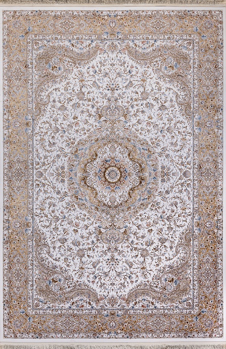 Иранский ковер из вискозы и акрила «Miras Collection» 1200-Cream 1