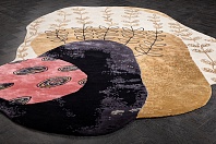 Индийский ковер из шерсти и эвкалиптового шёлка «KUMO» CLOUD‐06 2