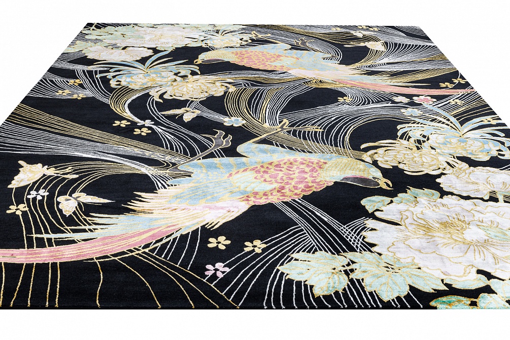 Непальский ковер из шерсти и шёлка «CHINESE ART DECO» CA-2