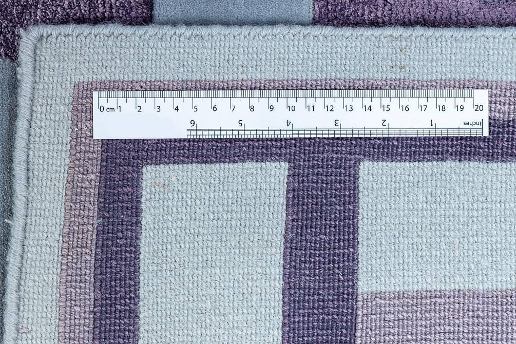 Индийский ковер из шерсти и арт-шёлка «RUSSEL SQUARE» TOPIARY-VIOL