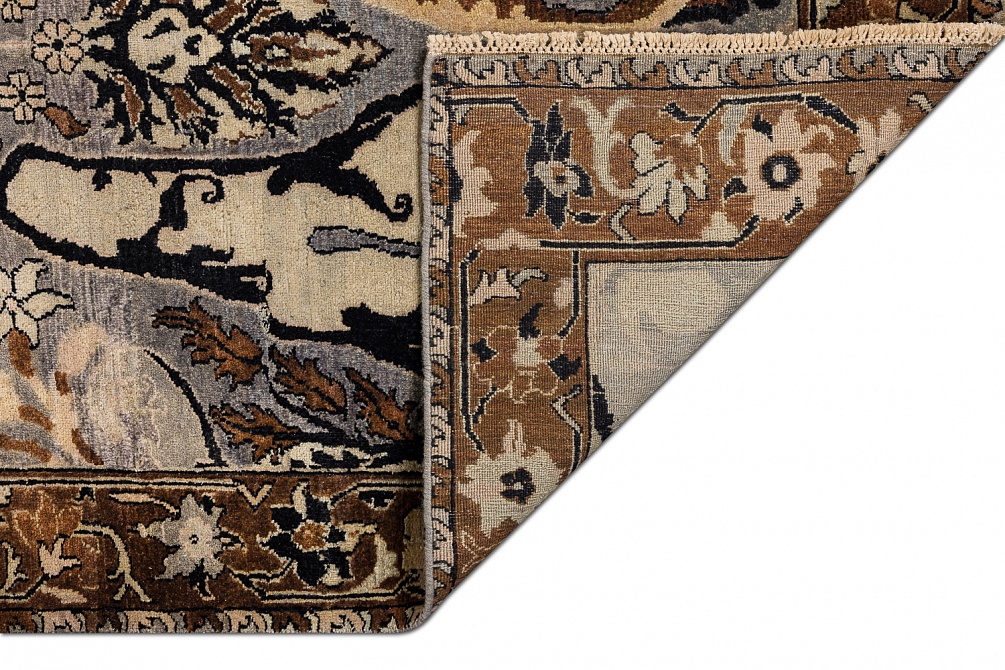Индийский ковер из шерсти «ZIEGLER VINTAGE» AC228-GREY-BRN(237x294)