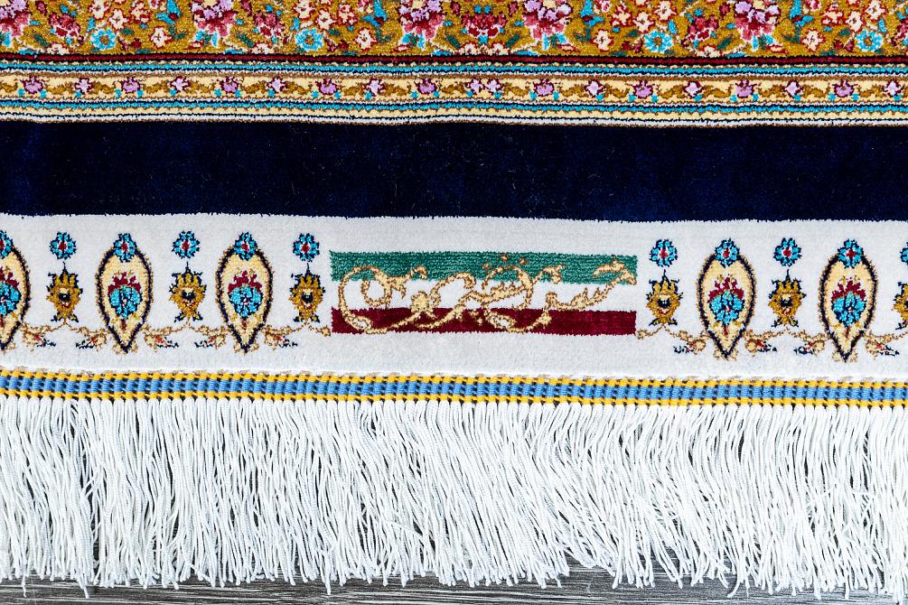 Иранский ковер из шёлка и модала «MASTERPIECE QUM» 016-21-GONBAD