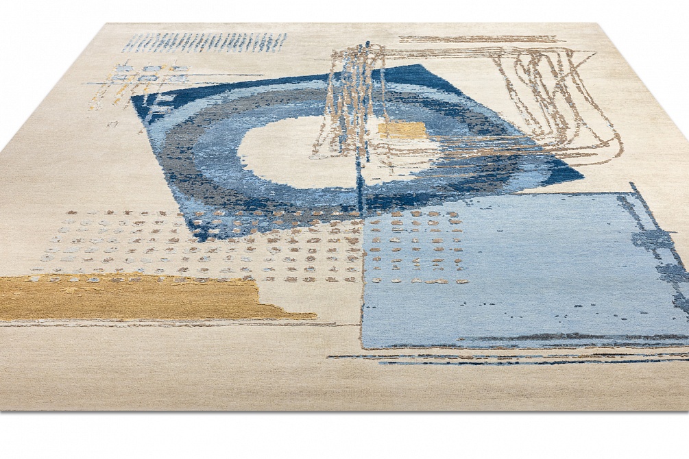 Индийский ковер из шерсти и шёлка «HOLLYWOOD ART» COL-243