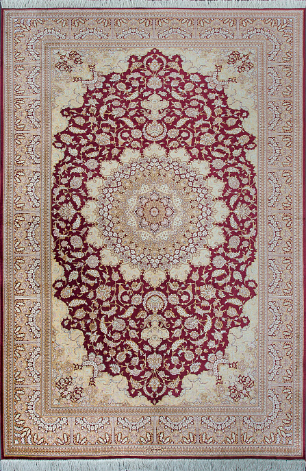 Иранский ковер из шёлка «QUM MM IR» 14-101-IR
