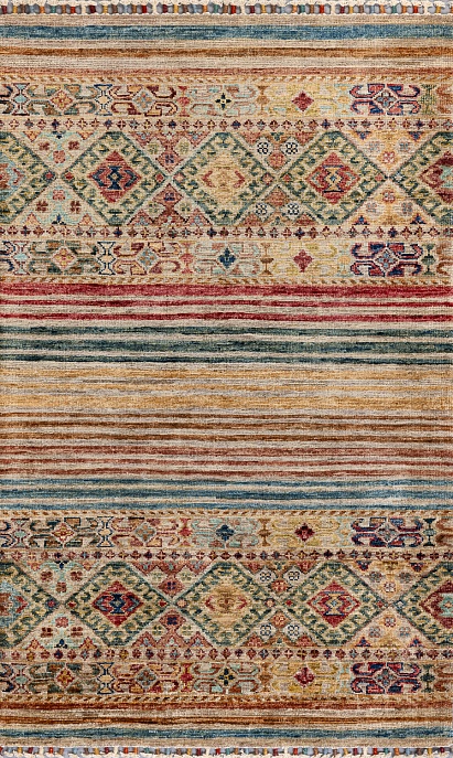 Пакистанский ковер из шерсти «SHAWL KANDI» MULTY-MULTY(80x128)