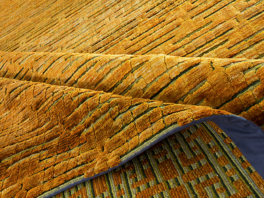 Непальский ковёр из шёлка и шерсти «MATHO» C611-X537
