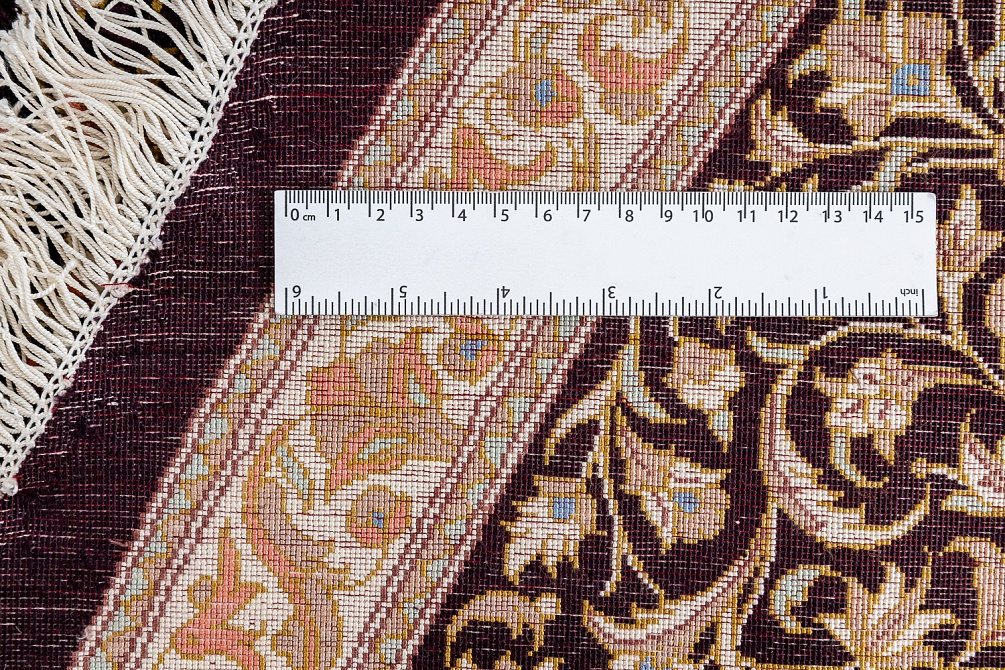 Иранский ковер из шёлка «QUM MM IR» 14-244-IR(Oval) 5