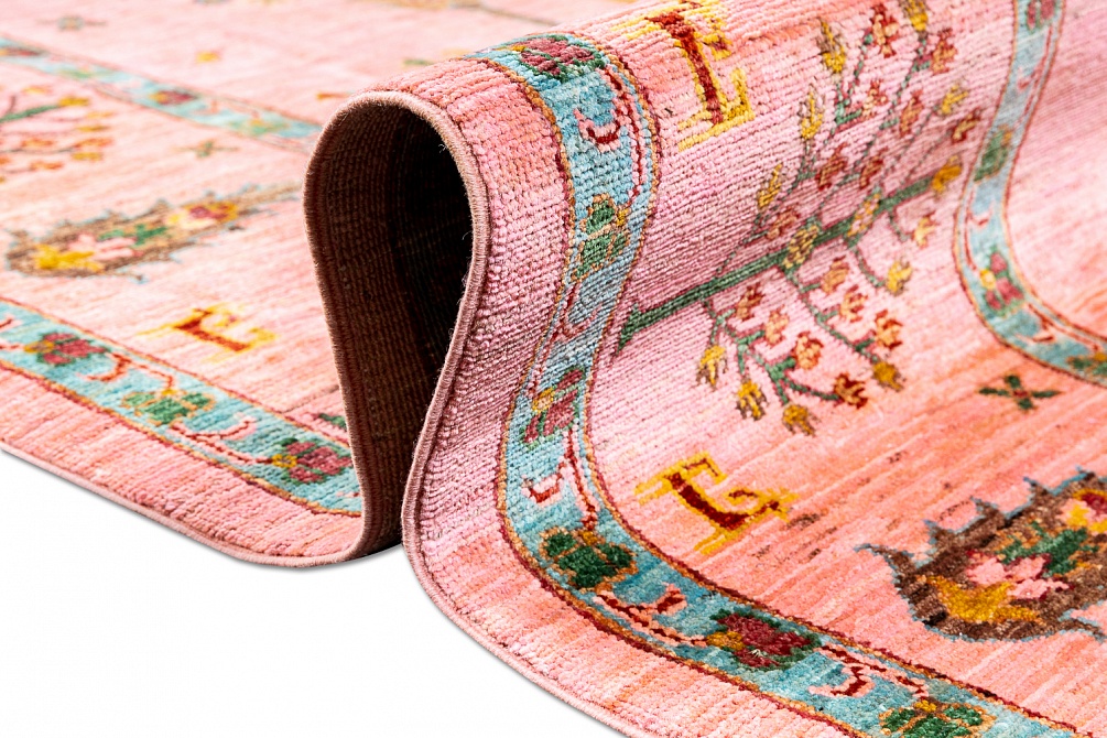 Пакистанский ковер из шерсти «SHAHI» PINK-PINK(243x318)